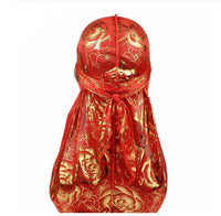 HKM-364435 Rose Imitation Silk Long Tail Pirate Hat in Various Colors