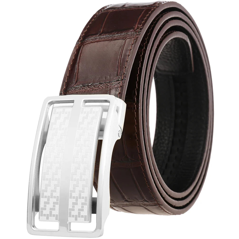 HKM-915859 Casual Genuine Leather Belt for Everyday Wear - Model LY36-61325-8