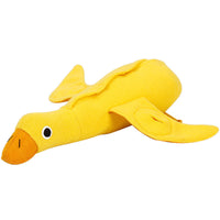HKM-959635 Interactive Snuffle Dog Toy - Yellow Fleece and Stuffed Cotton, 36x34cm, Ideal for Bonding and Training