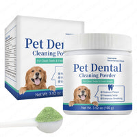 HKM-794195 Pet Teeth Cleaning Powder - 100g Natural Oral Care Solution for Dogs and Cats