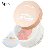HKM-516243 Soft Touch Loose Powder - Long-lasting, Weightless & Sweatproof, 10g