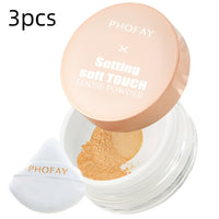HKM-516243 Soft Touch Loose Powder - Long-lasting, Weightless & Sweatproof, 10g