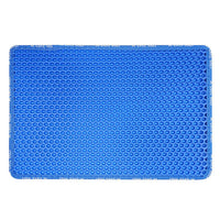 HKM-863955 Double Layer Rice-Shaped Cat Litter Mat - Waterproof, Easy to Clean, Ideal for Litter Box Area
