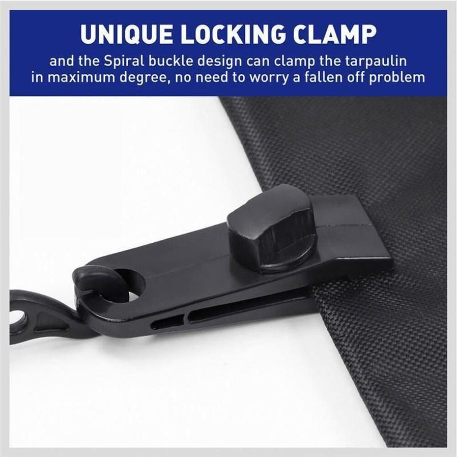 HKM-107347 Outdoor Fast Setup Tent Plastic Clip Fasteners