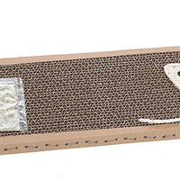 HKM-789843 Cat Scratching Board with Woven Sisal Mouse and Catnip - Large and Small Sizes Available