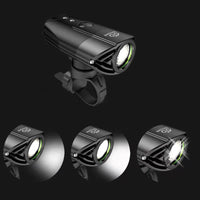 HKM-332435 Black Bicycle LED Night Headlight for Enhanced Visibility