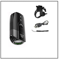 HKM-332435 Black Bicycle LED Night Headlight for Enhanced Visibility