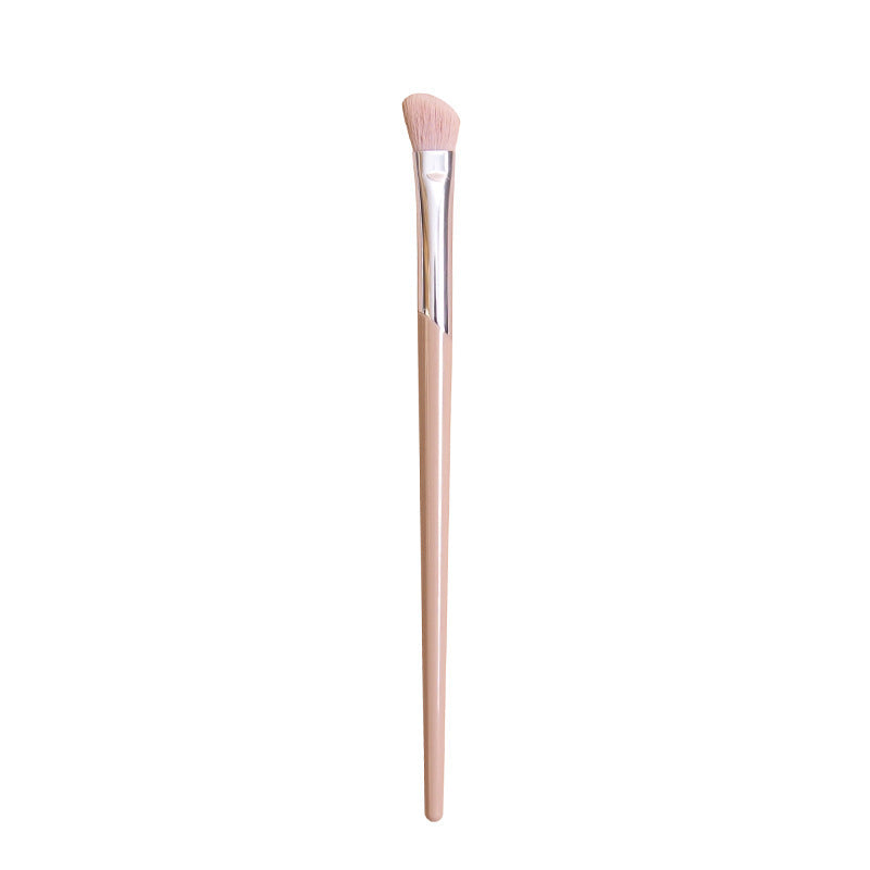 HKM-348115 Nude Pink Makeup Brush Set with 15 Essential Tools for Flawless Application