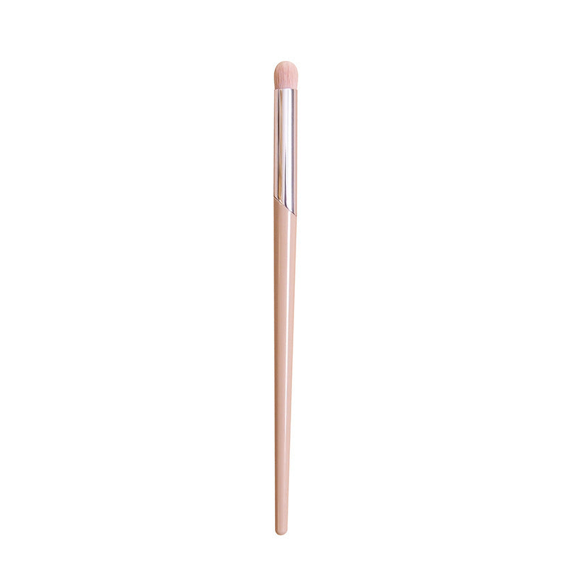 HKM-348115 Nude Pink Makeup Brush Set with 15 Essential Tools for Flawless Application