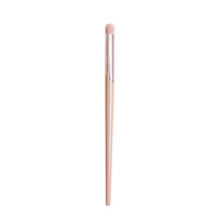 HKM-348115 Nude Pink Makeup Brush Set with 15 Essential Tools for Flawless Application