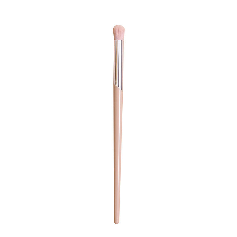 HKM-348115 Nude Pink Makeup Brush Set with 15 Essential Tools for Flawless Application