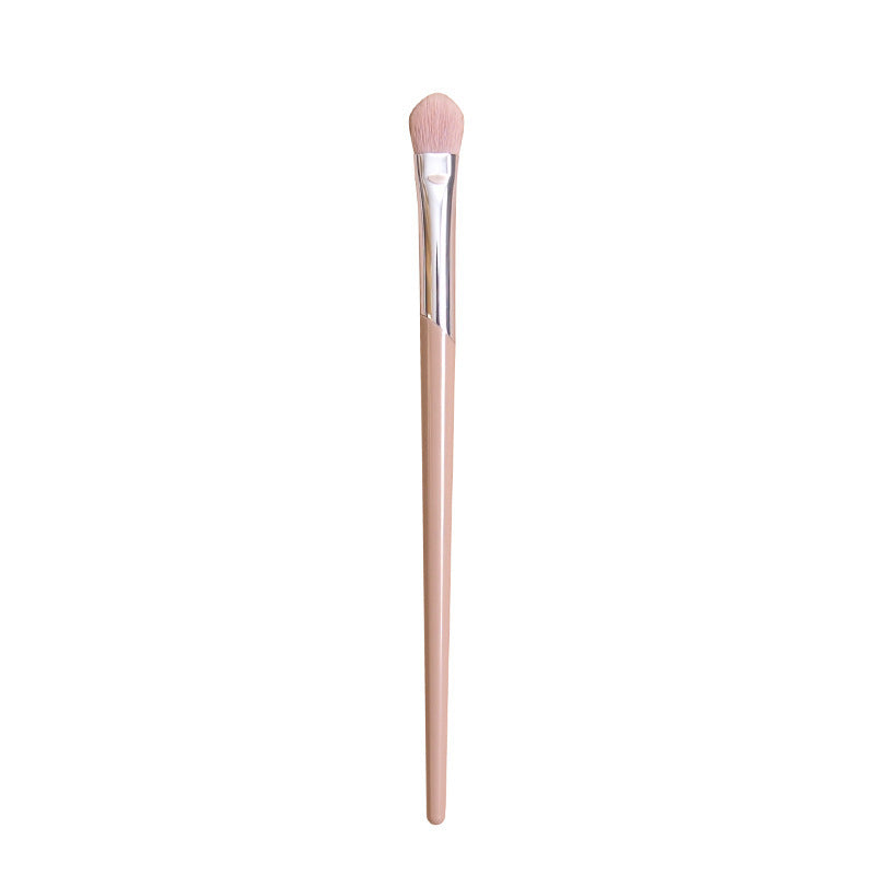 HKM-348115 Nude Pink Makeup Brush Set with 15 Essential Tools for Flawless Application