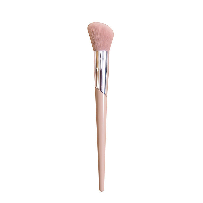 HKM-348115 Nude Pink Makeup Brush Set with 15 Essential Tools for Flawless Application
