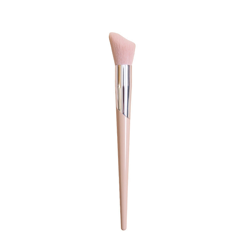 HKM-348115 Nude Pink Makeup Brush Set with 15 Essential Tools for Flawless Application