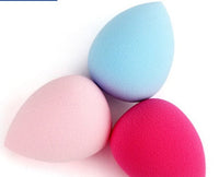 HKM-641875 Latex Makeup Sponge - Water Drop Shape for Wet and Dry Application - Available in Red, Pink, and Blue