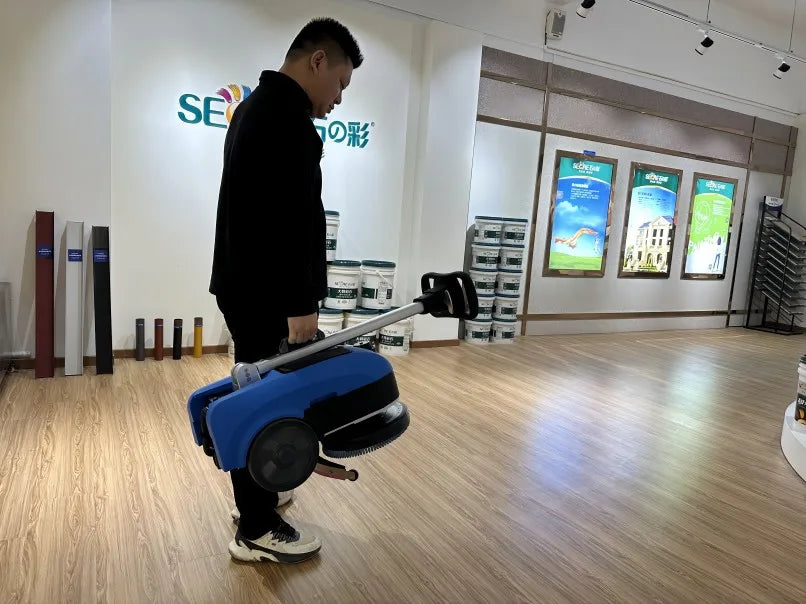 KTX-046803 Portable Lithium Battery Floor Scrubbing Machine for Office Cleaning