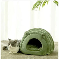 HKM-791187 Cozy Pet Bed and Basket for Cats and Dogs, Ideal for Kittens and Puppies, 38*42*33cm