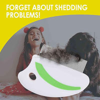HKM-741011 Professional Pet Grooming Comb Set for Dogs and Cats - Includes Dematting Tool, Tear Stain Remover, and Flea Comb with Rounded Teeth
