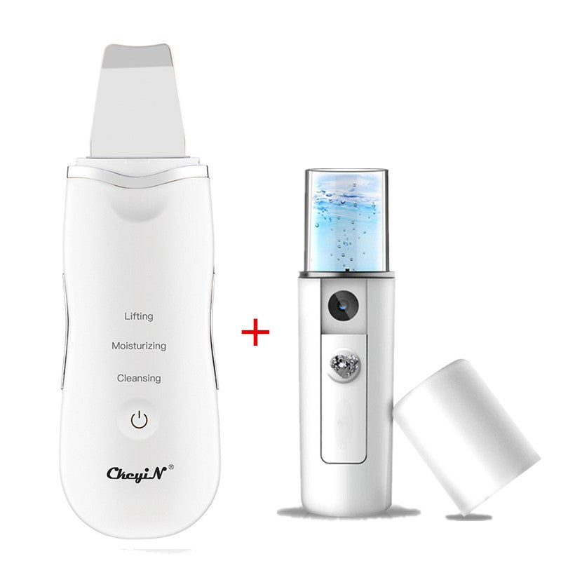 KTX-962323 Ultrasonic Facial Scrubber with Blackhead Removal and Skin Rejuvenation Functions