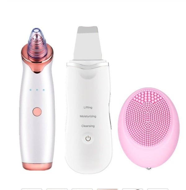 KTX-962323 Ultrasonic Facial Scrubber with Blackhead Removal and Skin Rejuvenation Functions