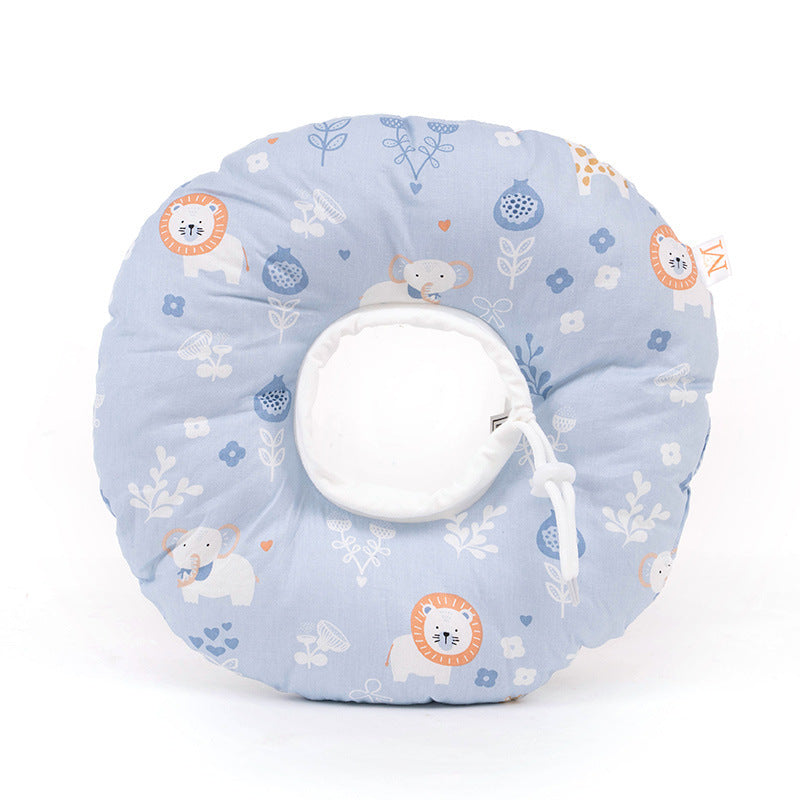 HKM-209811 Soft Elizabethan Headgear Collar for Pets - Adjustable Comfort for Cats and Dogs