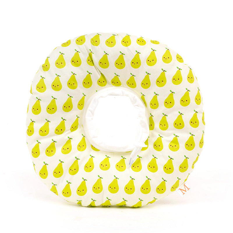 HKM-209811 Soft Elizabethan Headgear Collar for Pets - Adjustable Comfort for Cats and Dogs