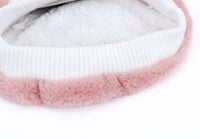 HKM-096531 Cozy Pink Double-Sided Velvet Winter Clothes for Small Dogs