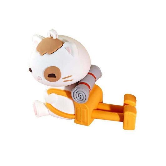 KTX-001811 Flexible Retractable Desktop Phone Holder - Multi-Functional Lazy Stand in Red and Yellow