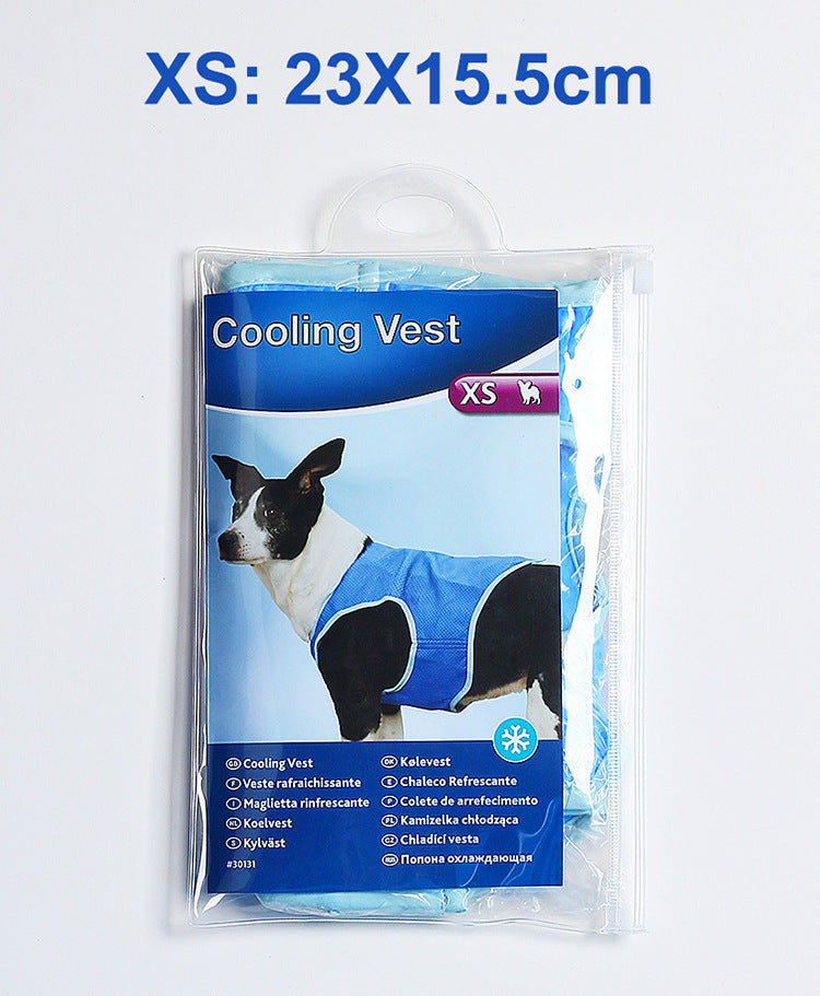 HKM-262163 Cooling PVA Vest for Pets - Reusable Summer Apparel for Dogs and Cats