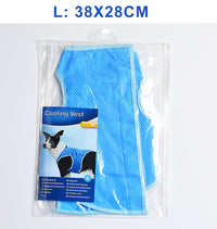 HKM-262163 Cooling PVA Vest for Pets - Reusable Summer Apparel for Dogs and Cats
