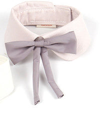 HKM-422227 Charming Pet Bow Tie Collar - British Style in Green with Red, Pink with Purple, White with Yellow