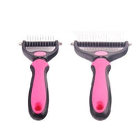 HKM-295763 Stainless Steel Rake Comb with Round Edges for Dogs and Cats - Large and Small Sizes Available