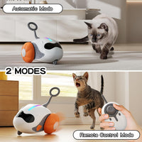 HKM-707219 Rechargeable Interactive Cat Toy with Joystick Remote Control for Indoor Cats – Automatic Moving Fun for All Breeds