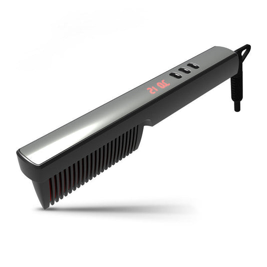 HKM-500947 LED Display Anion Hair Straightening Comb for Wet & Dry Hair with Adjustable Temperature
