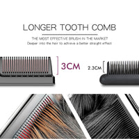 HKM-500947 LED Display Anion Hair Straightening Comb for Wet & Dry Hair with Adjustable Temperature