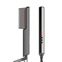 HKM-500947 LED Display Anion Hair Straightening Comb for Wet & Dry Hair with Adjustable Temperature