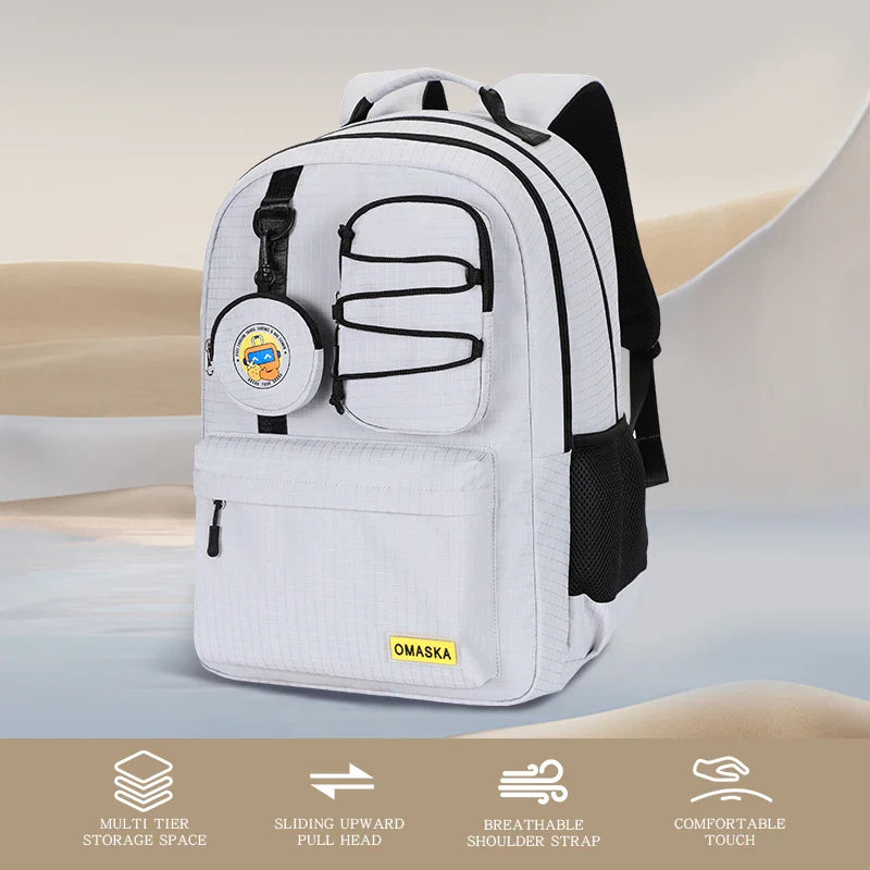 KTX-000019 Women’s 17-Inch College Laptop Backpack for Students with Multiple Compartments