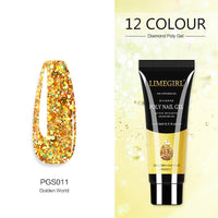 HKM-155219 Glitter Extension Glue for Nail Art - 15ML Painless Quick Application