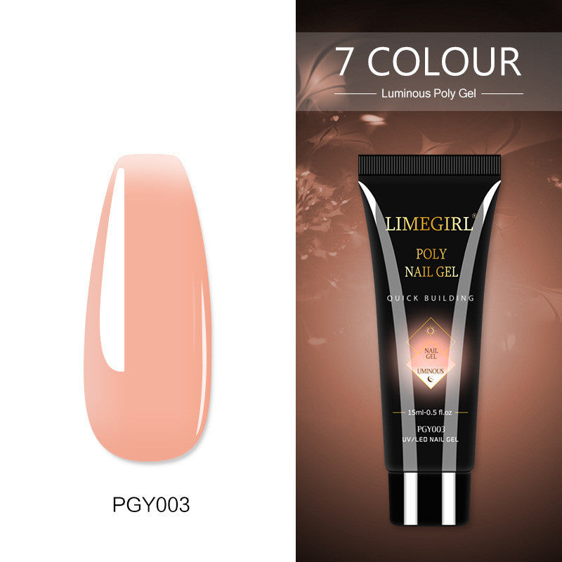 HKM-155219 Glitter Extension Glue for Nail Art - 15ML Painless Quick Application