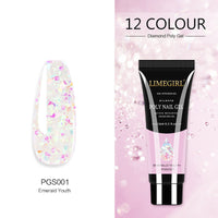 HKM-155219 Glitter Extension Glue for Nail Art - 15ML Painless Quick Application