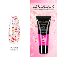 HKM-155219 Glitter Extension Glue for Nail Art - 15ML Painless Quick Application
