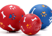 HKM-706067 Multicolor Rubber Puzzle Ball for Medium and Large Dogs - Interactive Pet Toy