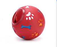 HKM-706067 Multicolor Rubber Puzzle Ball for Medium and Large Dogs - Interactive Pet Toy