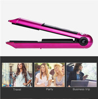HKM-434259 Portable Wireless Hair Straightener with USB Charging and Temperature Control