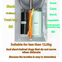 HKM-817747 Dog Pooper Scooper ¨C Second Generation Bedpan with Free Eco-Friendly Bags and Dog Leash