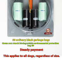 HKM-817747 Dog Pooper Scooper ¨C Second Generation Bedpan with Free Eco-Friendly Bags and Dog Leash