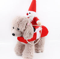 HKM-717459 Cozy Cotton Winter Coat for Dogs and Cats - Reversible Holiday Apparel