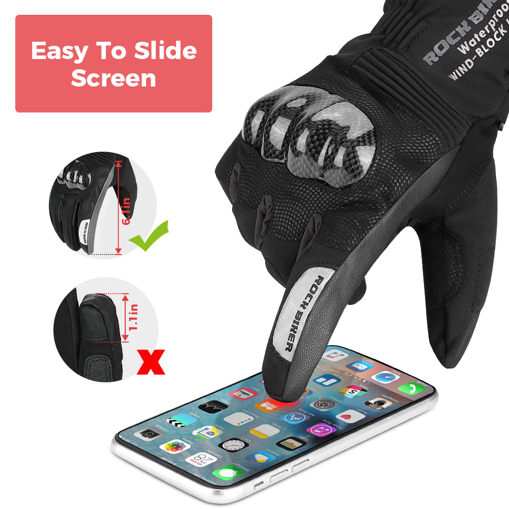 HKM-305427 Motorcycle Riding Gloves - Protective Gear for Enhanced Grip and Comfort