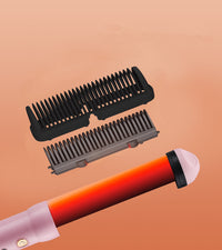 HKM-531411 Ladies Anti-Static Hairdressing Comb with Tourmaline Ceramic Heat Technology