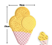 HKM-878931 Silicone Dog Paw Bath Lick Pad - Food-Grade, BPA-Free, Durable & Flexible, 18cmx18cm